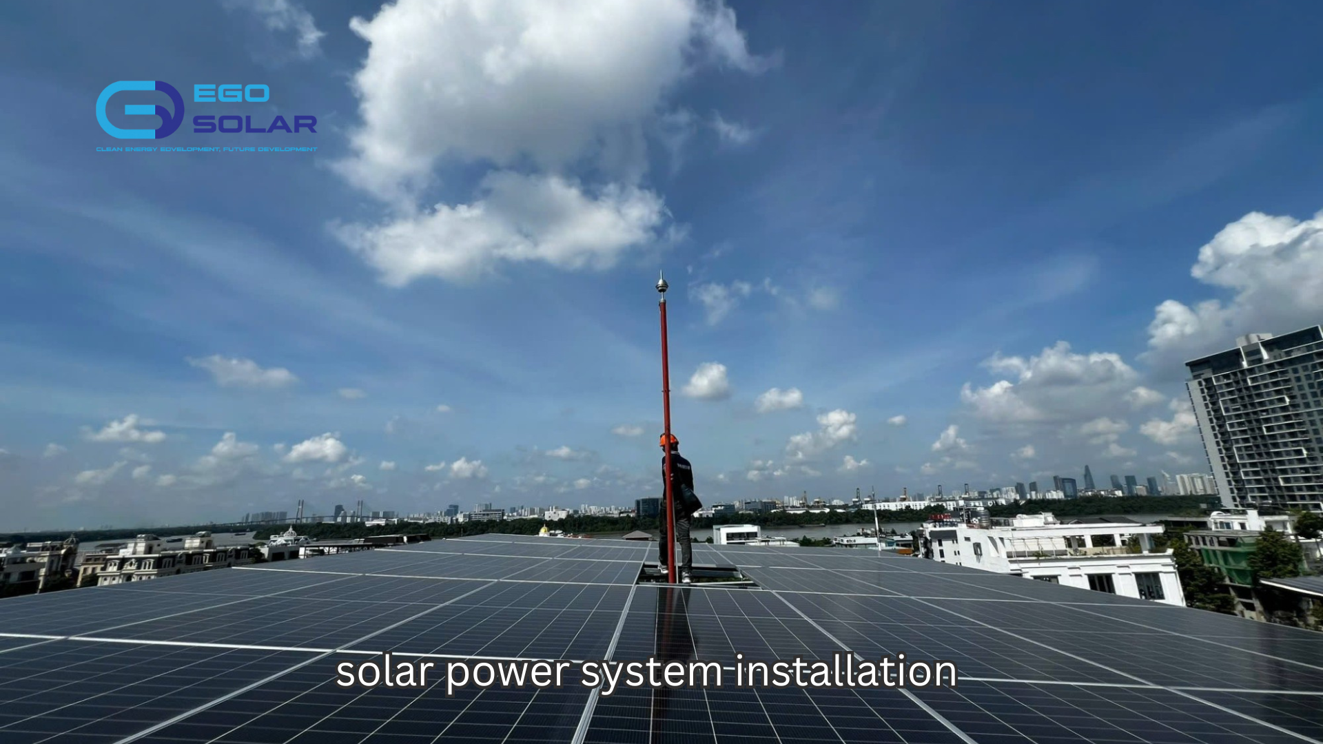 solar power system installation