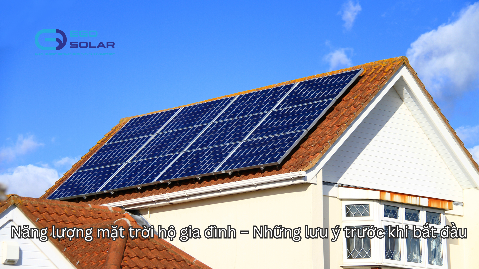 năng lượng mặt trời hộ gia đình