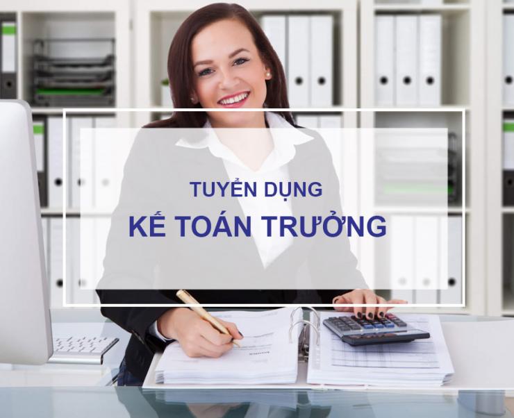 Tuyển dụng Kế Toán Trưởng